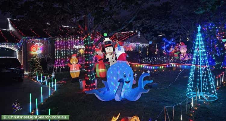 Christmas Light display at 13 Mawson Terrace, Moss Vale