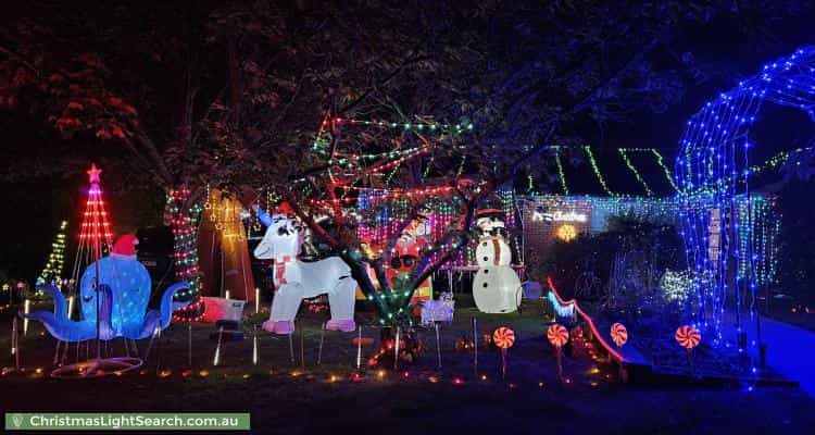 Christmas Light display at 13 Mawson Terrace, Moss Vale