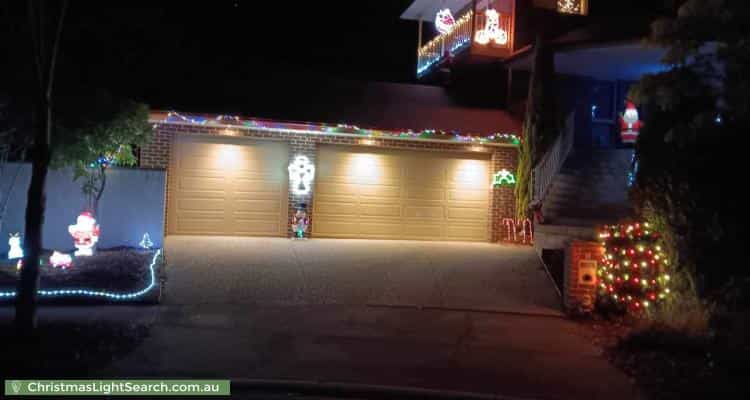 Christmas Light display at 11 Cockatiel Place, Diamond Creek