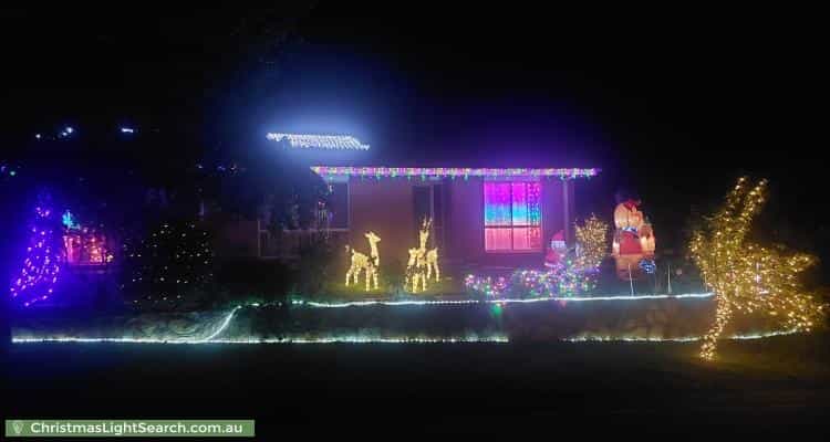 Christmas Light display at 5 Narryer Close, Palmerston