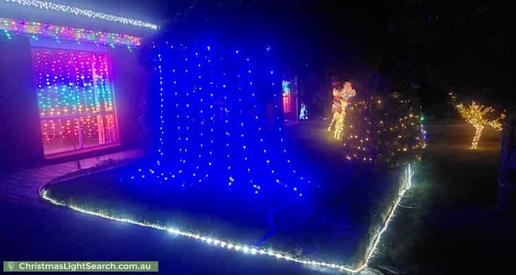 Christmas Light display at 5 Narryer Close, Palmerston