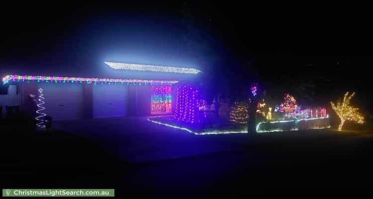 Christmas Light display at 5 Narryer Close, Palmerston