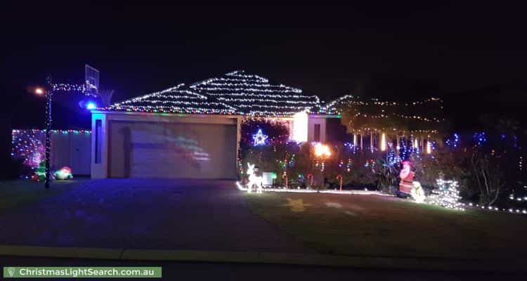 Christmas Light display at 32 Munday Avenue, Brookdale