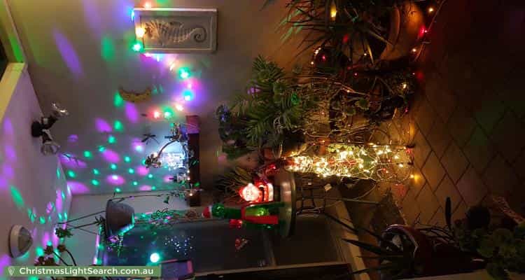 Christmas Light display at 32 Munday Avenue, Brookdale