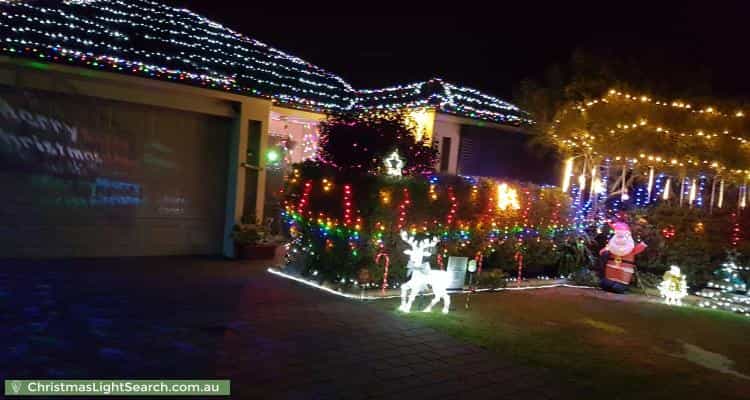 Christmas Light display at 32 Munday Avenue, Brookdale