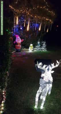 Christmas Light display at 32 Munday Avenue, Brookdale