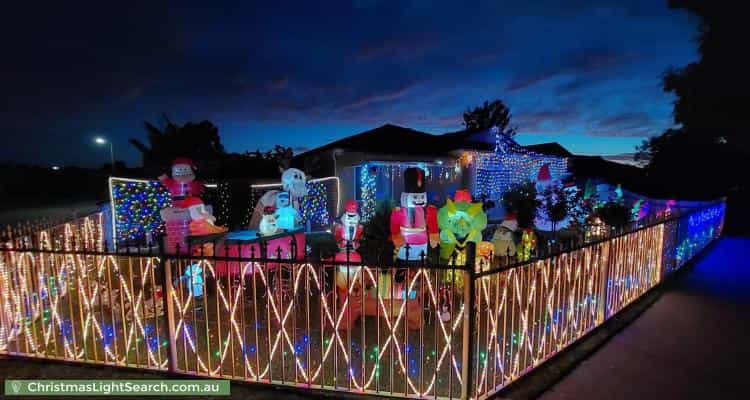 Christmas Light display at 13 Raleigh Drive, Narre Warren South