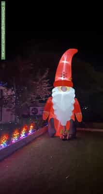 Christmas Light display at 1 Curnow Place, Chisholm