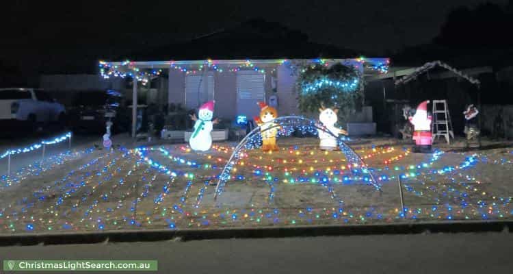 Christmas Light display at 97 Jacaranda Drive, Ballajura