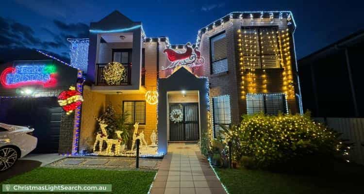 Christmas Light display at  Hillcrest Avenue, Greenacre