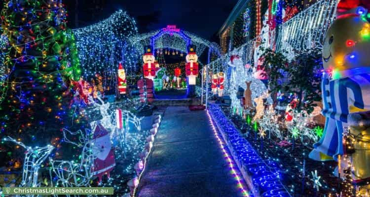 Christmas Light display at 13 Ruthven Street, Gowrie