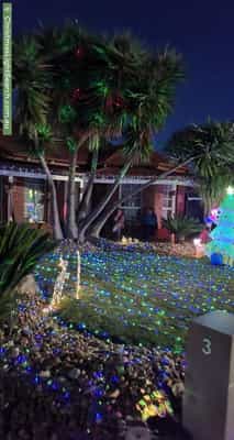 Christmas Light display at 3 Tassone Court, Shepparton