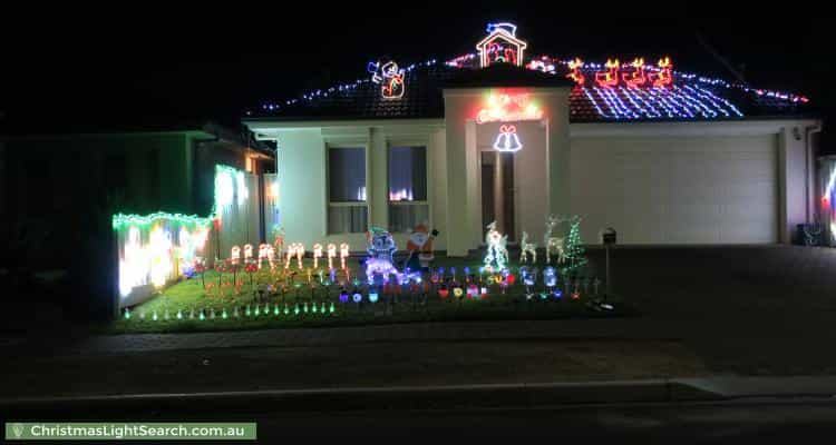Christmas Light display at 14A Fulton Street, Gilles Plains