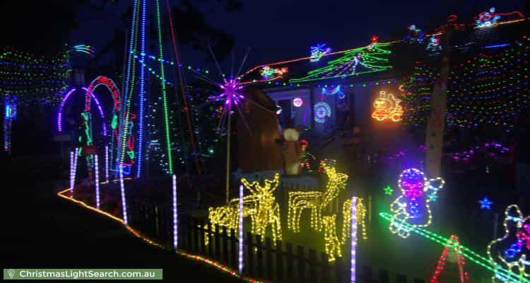 Christmas Light display at  Murray Street, Eleebana