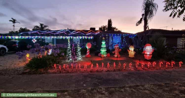 Christmas Light display at 12 Gabriella Drive, Paralowie