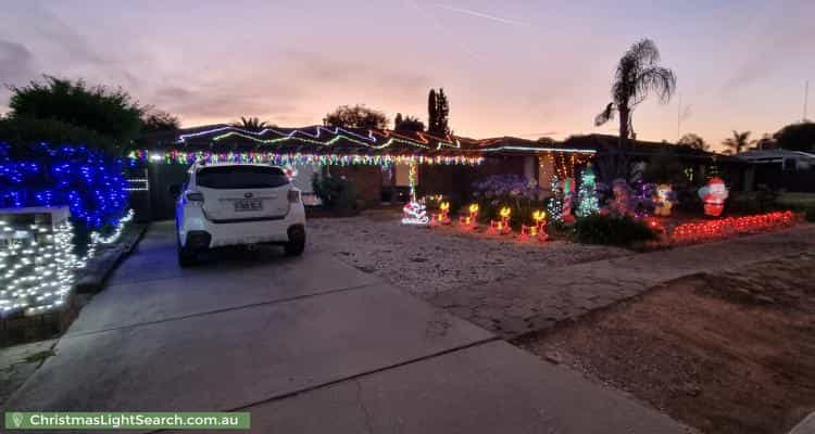 Christmas Light display at 12 Gabriella Drive, Paralowie