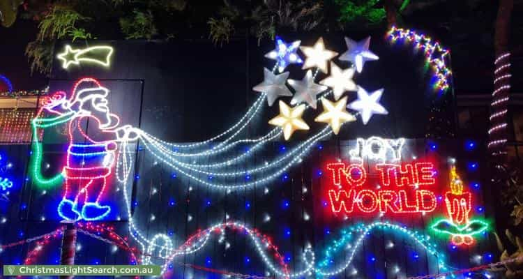 Christmas Light display at 27 Minimine Street, Stafford