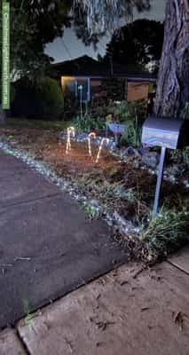 Christmas Light display at 3 Castle Close, Glen Waverley