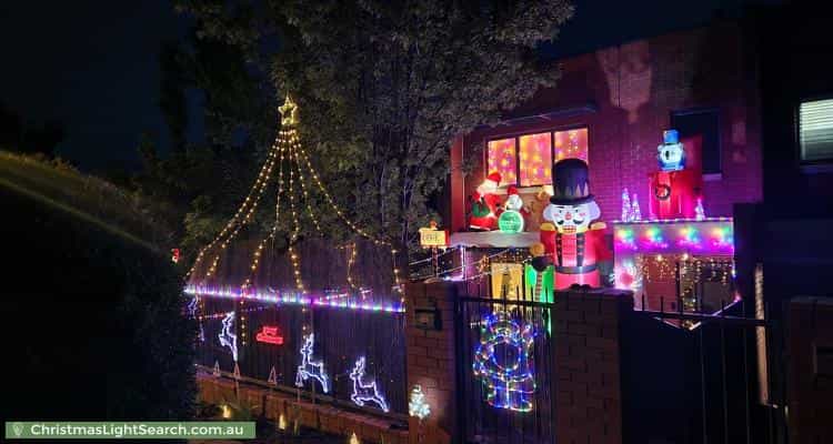 Christmas Light display at 7-11 Cassidy Street, Queanbeyan West