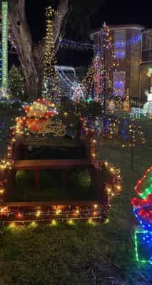 Christmas Light display at 53 Candlebark Quadrant, Rowville