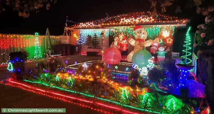 Christmas Light display at 29 Parallel Avenue, Salisbury North