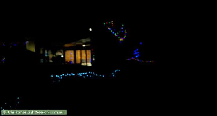 Christmas Light display at 40 Allambee Street, Reid