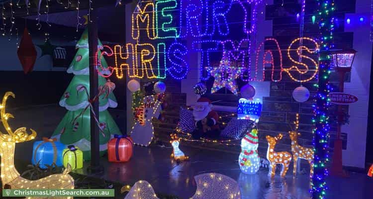 Christmas Light display at 5 Henry Street, Clarence Park