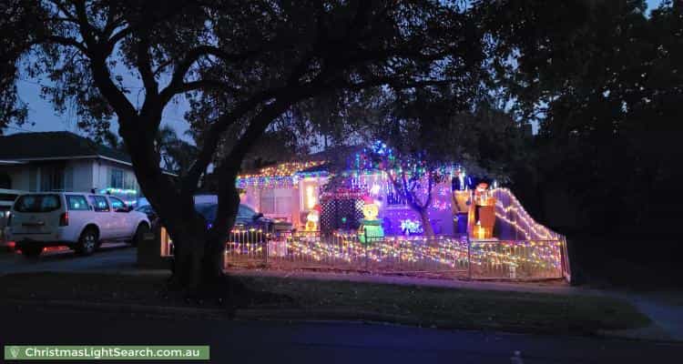 Christmas Light display at 28 Yarrinup Avenue, Chadstone