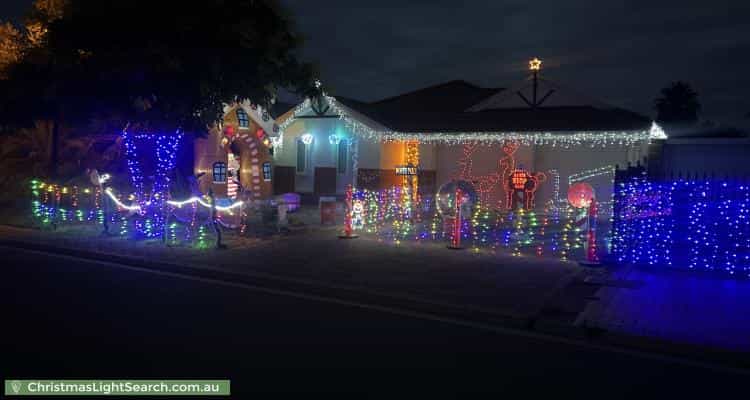 Christmas Light display at 75 Martins Road, Paralowie