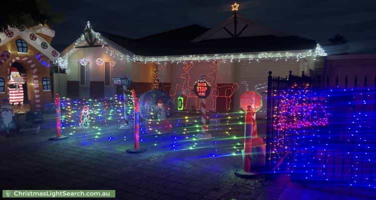 Christmas Light display at 75 Martins Road, Paralowie