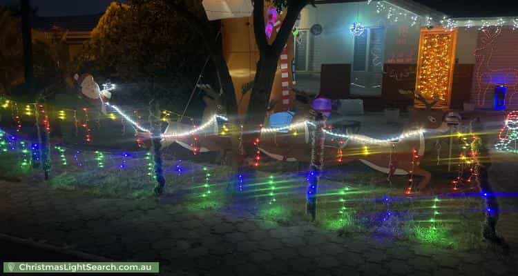 Christmas Light display at 75 Martins Road, Paralowie