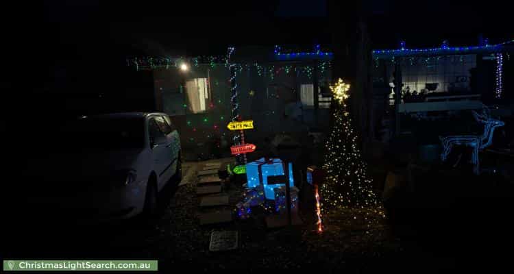 Christmas Light display at 2 Drysdale Circuit, Kambah