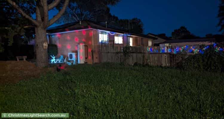 Christmas Light display at 2 Drysdale Circuit, Kambah