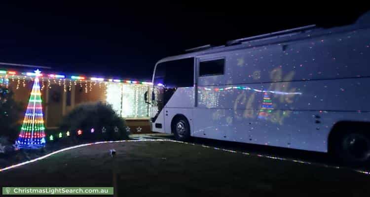 Christmas Light display at 15 Oscar Place, Echuca