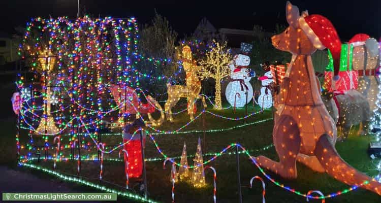 Christmas Light display at 29 Franks Way, Cranbourne North