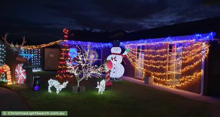 Christmas Light display at 29 Franks Way, Cranbourne North