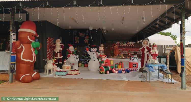 Christmas Light display at  Edgar Street, Derby