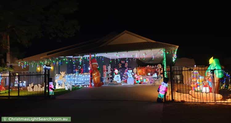 Christmas Light display at  Edgar Street, Derby