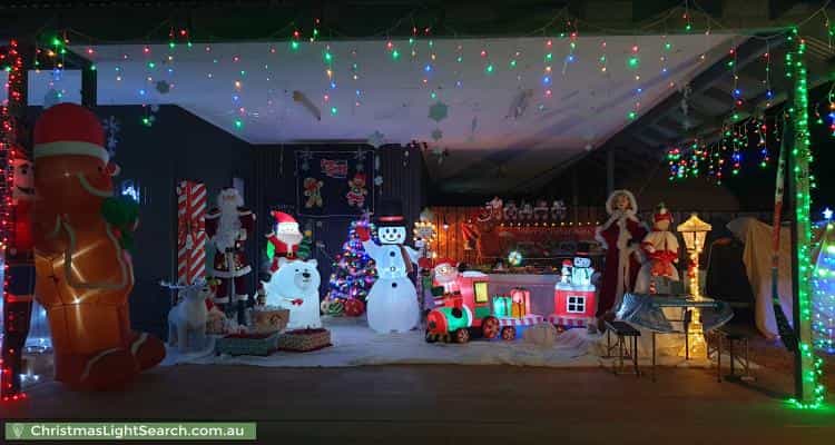 Christmas Light display at  Edgar Street, Derby
