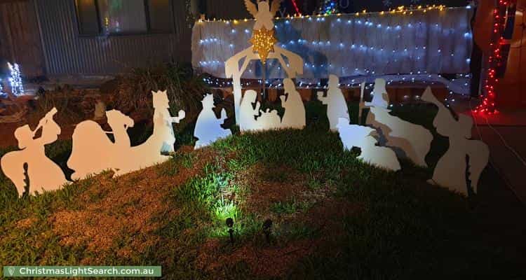 Christmas Light display at  Edgar Street, Derby