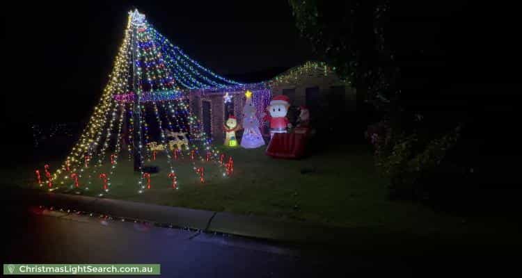 Christmas Light display at 79 Melissa Way, Pakenham