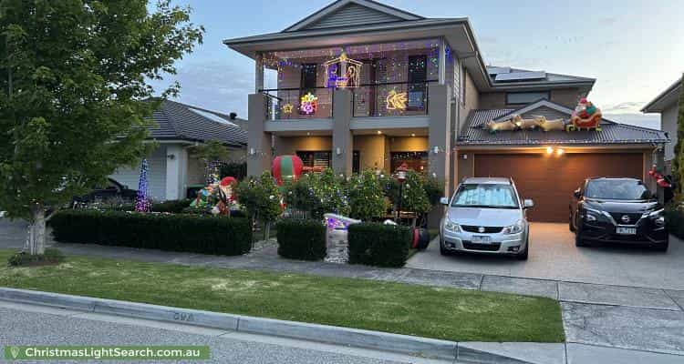 Christmas Light display at 82 Tyers Lane, Keysborough
