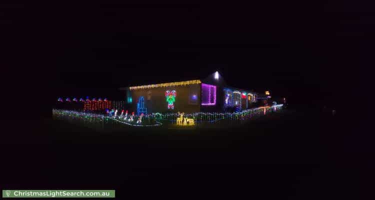 Christmas Light display at 1 Biralee Crescent, Beacon Hill