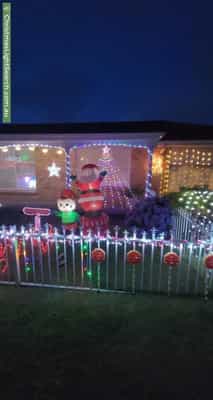 Christmas Light display at 1 Biralee Crescent, Beacon Hill