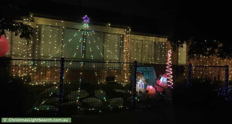 Christmas Light display at 8 Parramatta Walk, Craigieburn