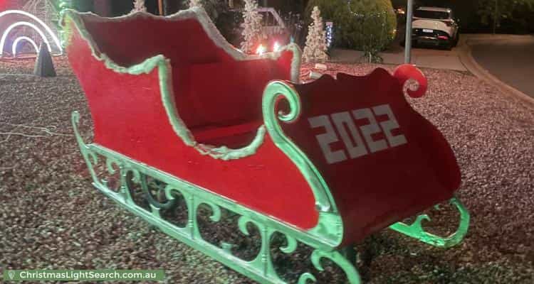 Christmas Light display at 17 Bottrill Street, Bonython