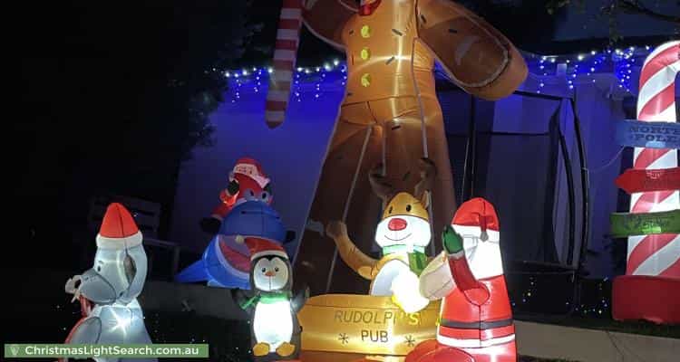 Christmas Light display at 9 Kilfera Court, Narre Warren