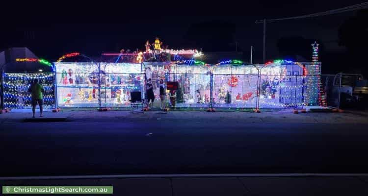 Christmas Light display at 6 Lee-Steere Crescent, Kambah