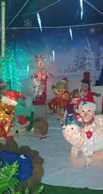 Christmas Light display at 2 Picardy Court, Hoppers Crossing