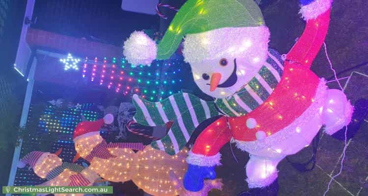 Christmas Light display at 2 Picardy Court, Hoppers Crossing